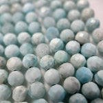 Hemimorphite Faceted Round Beads image 4