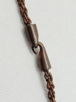 18" & 24" pure  Copper Rope Chain image 1