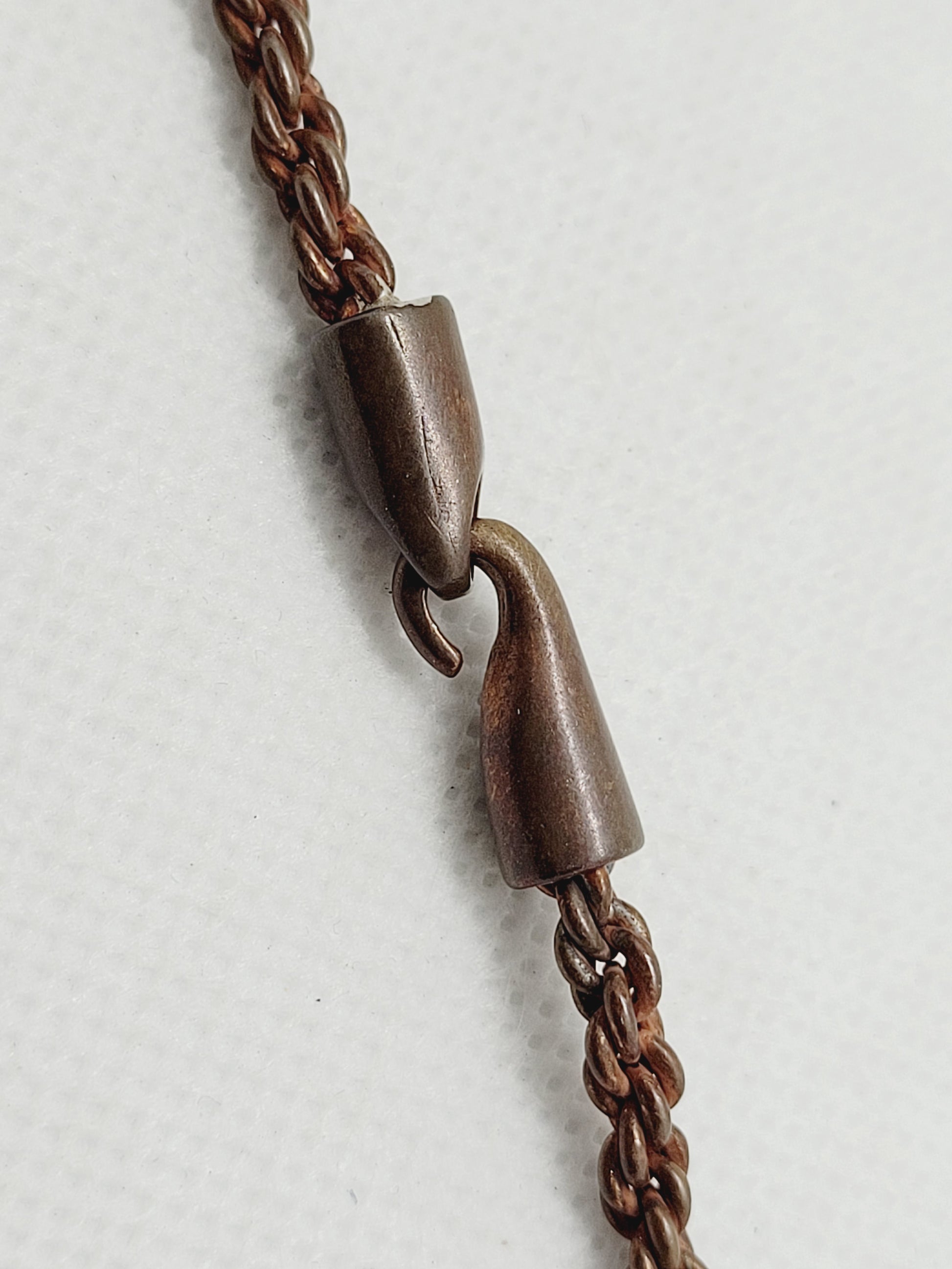 18" & 24" pure  Copper Rope Chain image 1
