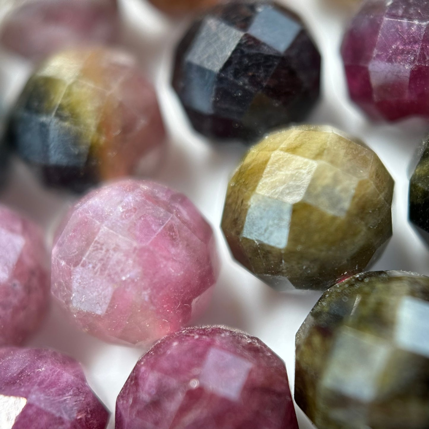 Tourmaline Faceted Round Beads image 10
