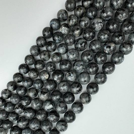 Larvikite Polished  Round Beads image 0