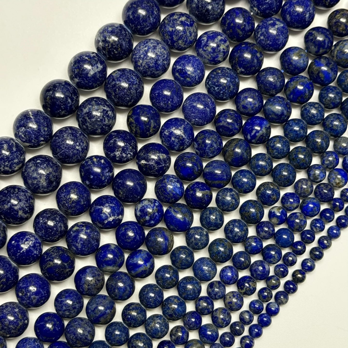 Lapis Lazuli Polished Round Beads image 0