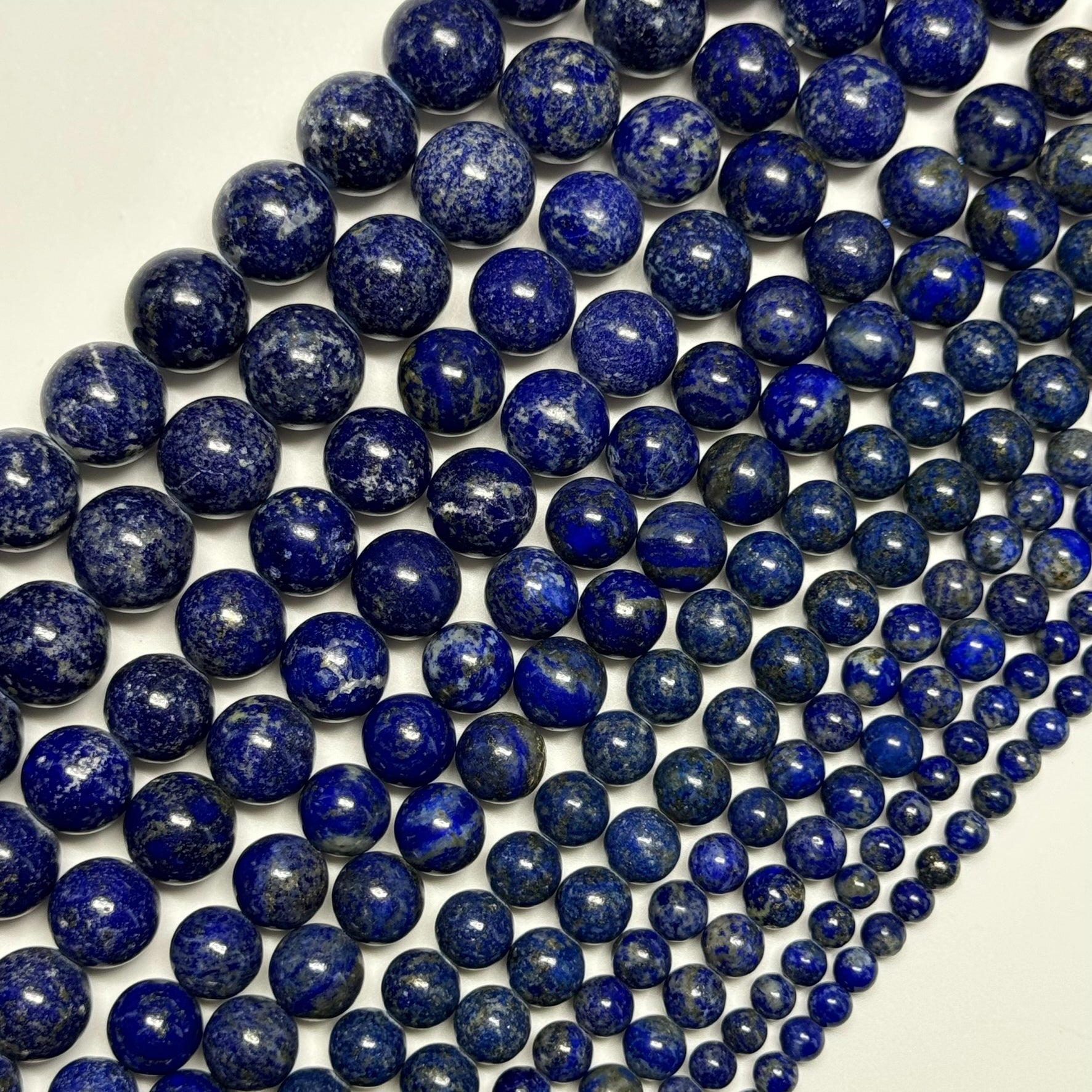 Lapis Lazuli Polished Round Beads image 0