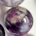 Purple Fluorite Polished  Round Beads image 1