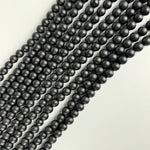 Black Onyx Matte Round Beads image 7