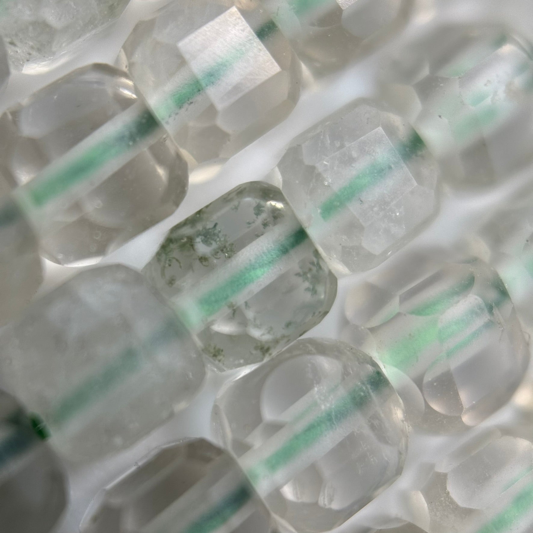 Lodalite Quartz Square Beads image 3