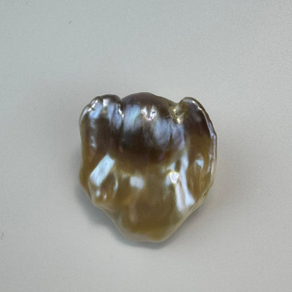 Souffle Pink & Golden Freshwater Pearl (AAA Quality) image 3