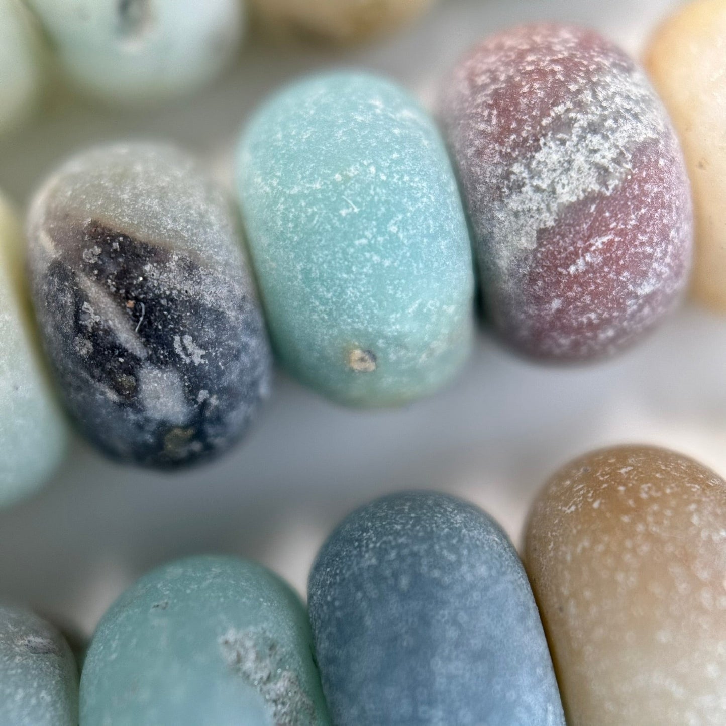 Ocean Jasper Frostedmm Rondelle Beads image 2