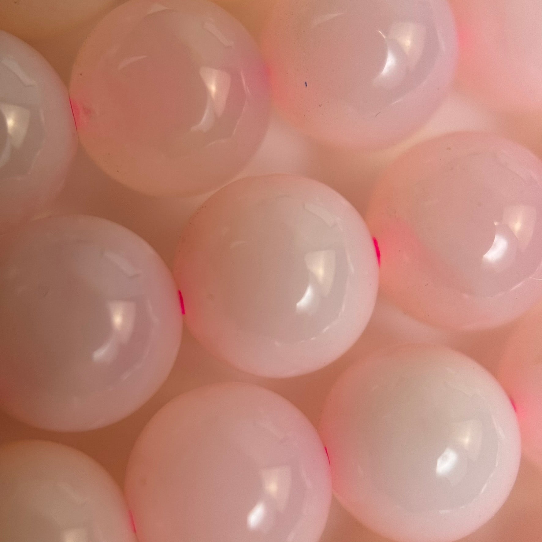 Pink Opal AAAA Polished   Round Beads image 3