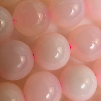 Pink Opal AAAA Polished   Round Beads image 3
