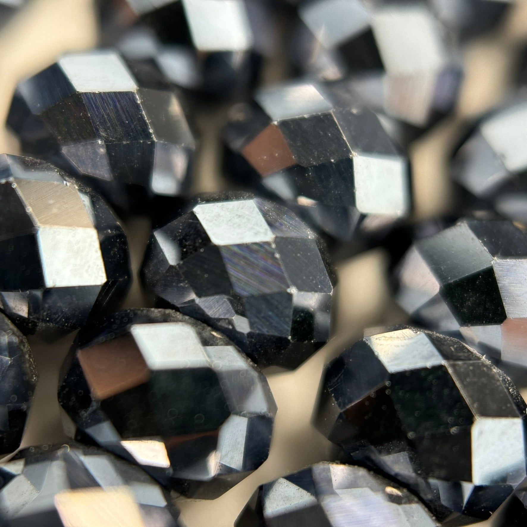Terahertz Faceted Rondelle Beads image 2