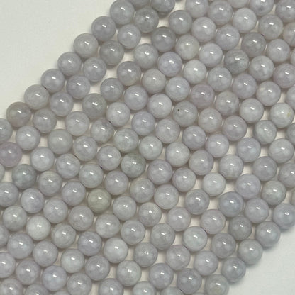 Burmese Purple Jade AAA Polished Round Beads image 3