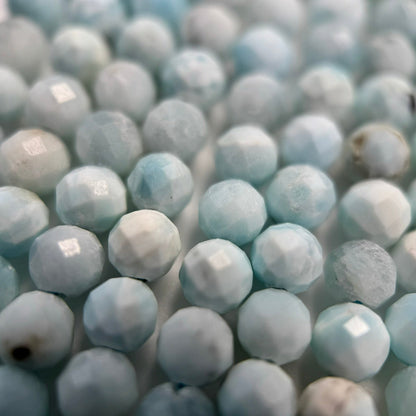 Hemimorphite Faceted Round Beads image 3