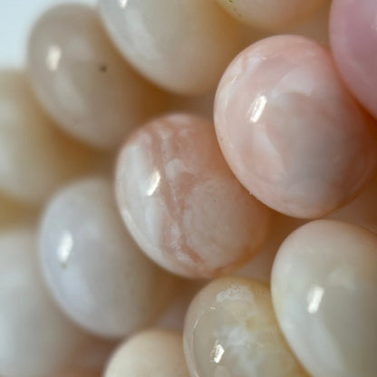 Pink Opal AAA Rondelle Polished Beads image 3