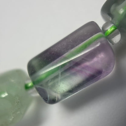 Fluorite Cylinder Beads