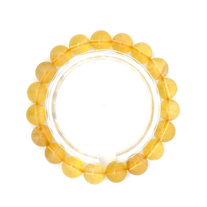 Yellow Fluorite Bracelet – Natural Gemstone Jewelry for Energy & Style - (AAAAA Quality)