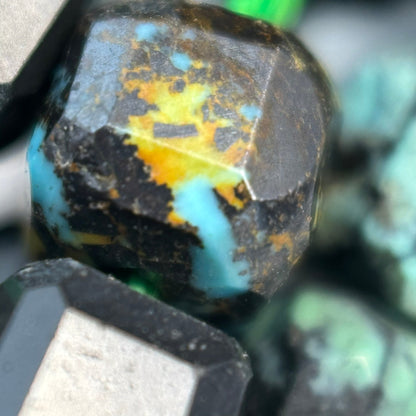 Turquoise Square Beads image 2