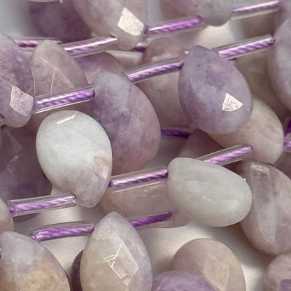 Lavender Amethyst Pear Shape Beads image 1