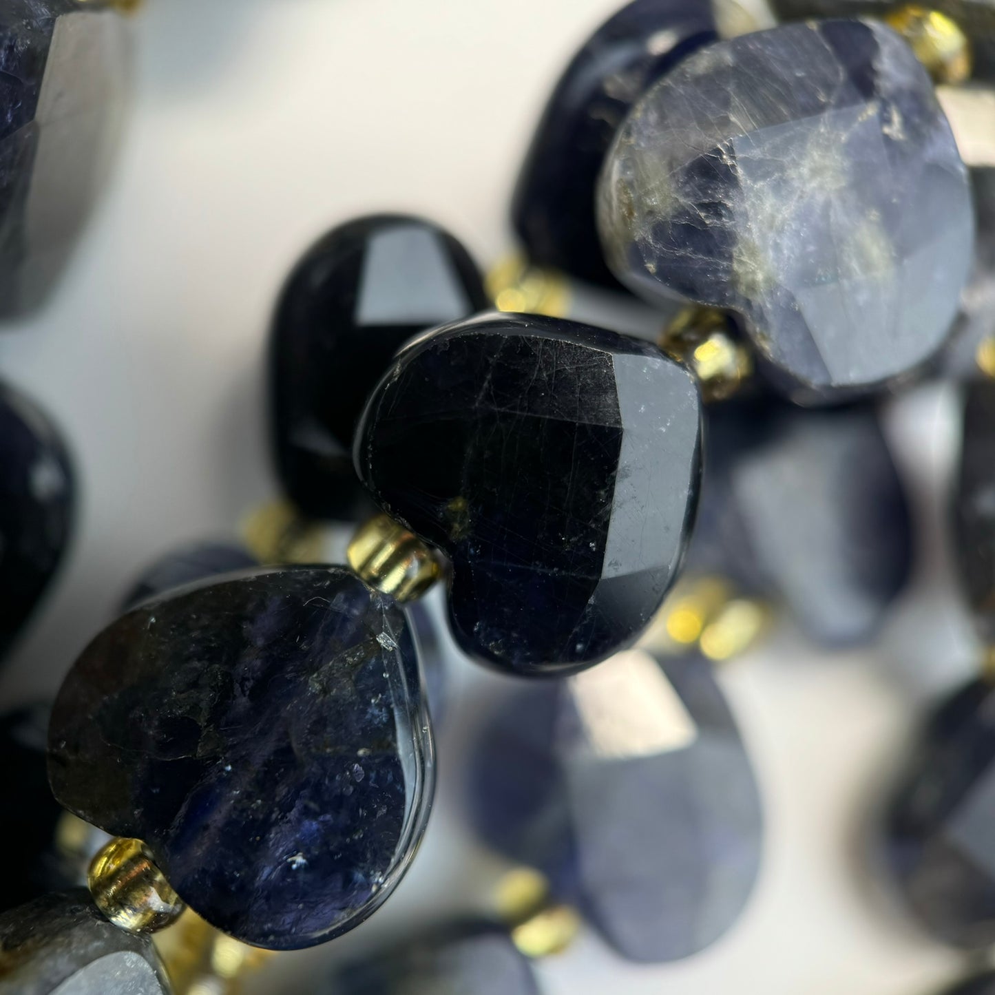 Iolite Faceted Heart 12ÃƒÆ’Ã†â€™Ãƒâ€ Ã¢â‚¬â„¢ÃƒÆ’Ã‚Â¢ÃƒÂ¢Ã¢â‚¬Å¡Ã‚Â¬ÃƒÂ¢Ã¢â€šÂ¬Ã‚Â12 mm Beads image 2
