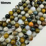 Mexican Ocean Jasper Beads - Polished Round Beads