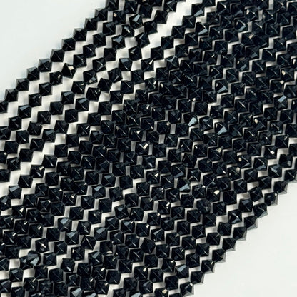 Black Spinel Space Ship Beads image 6