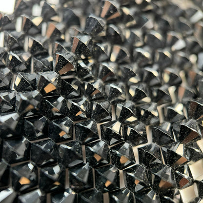 Black Spinel Space Ship Beads image 3
