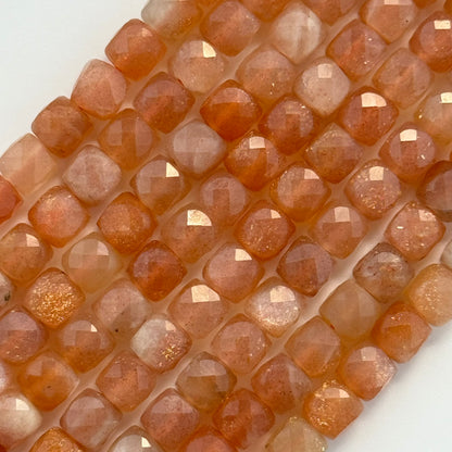 Sunstone Square Beads image 5