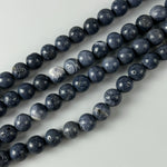 Blue Coral Polished Round Beads image 2