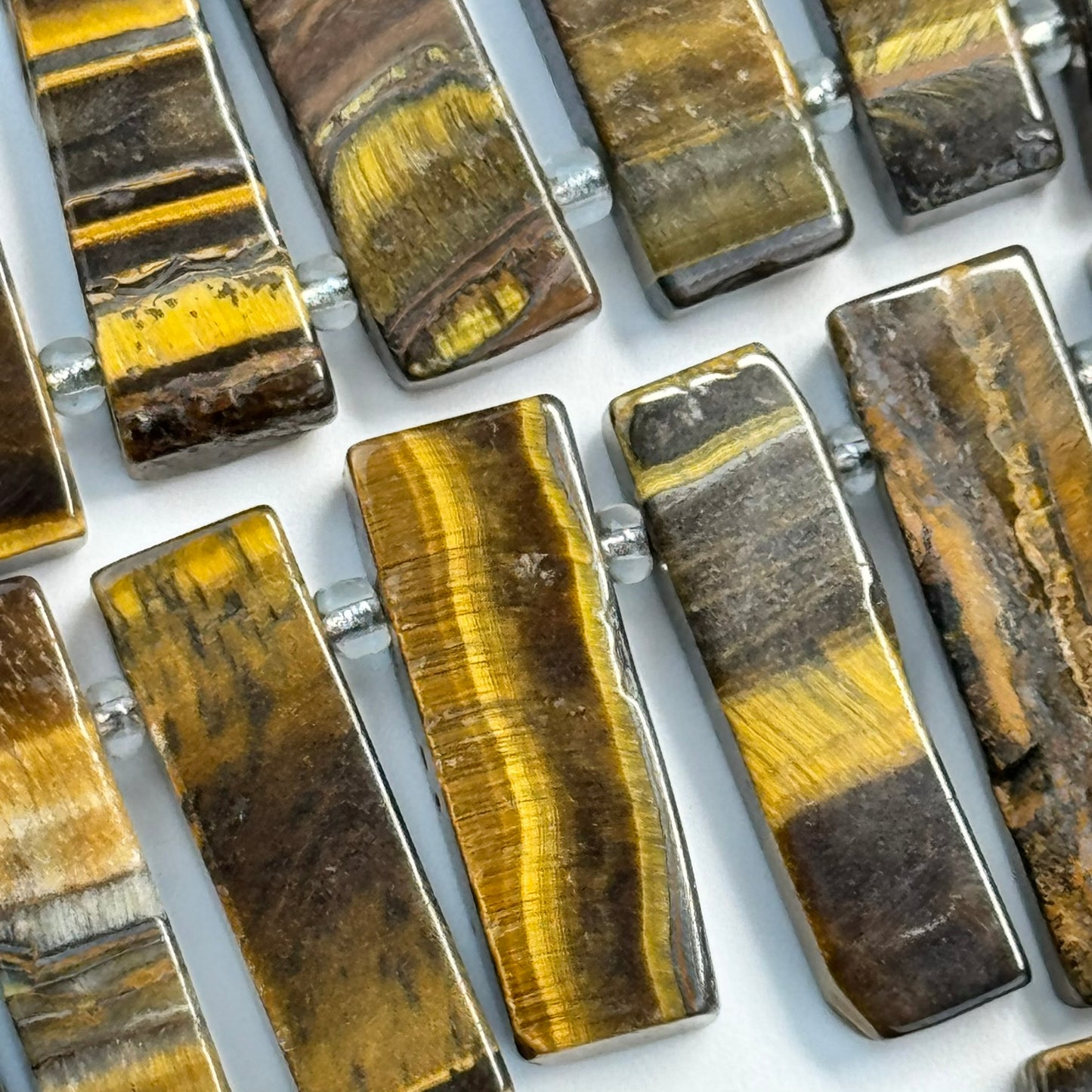 Tiger's Eye Polished Blade Beads image 2