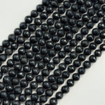 Jet Faceted Round Beads image 9