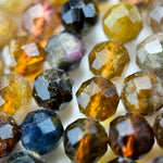 Multicolor Tourmaline Faceted Round Beads image 11