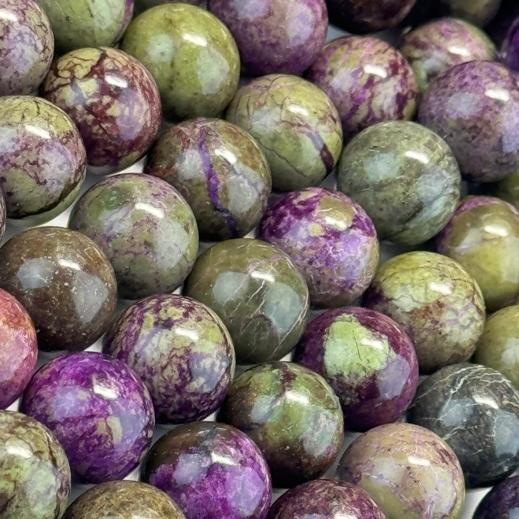 Stichtite Polished Round Beads image 6