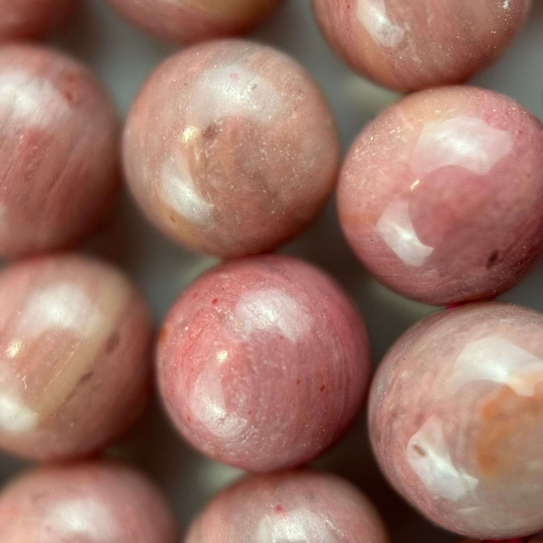 Rhodonite AA Polished Round Beads image 4