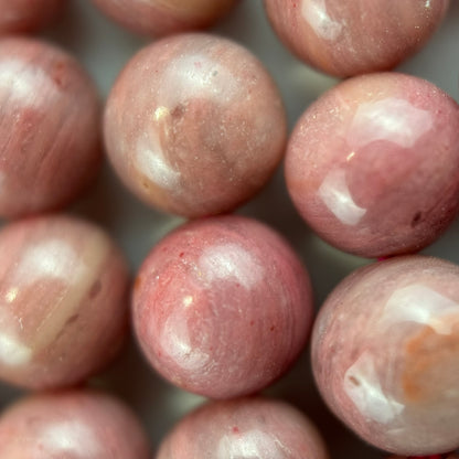 Rhodonite AA Polished Round Beads image 4