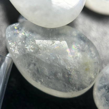 Rainbow Moonstone Faceted Pear Shape Beads image 9
