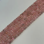 Rose Quartz Faceted Round Beads image 11