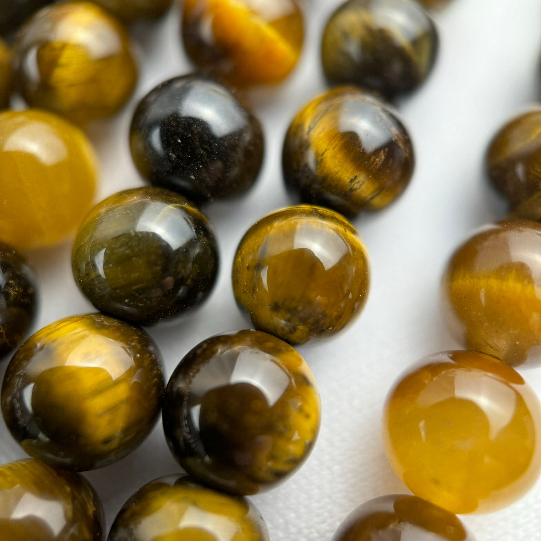Brown Tiger's Eye Polished Round Beads image 7
