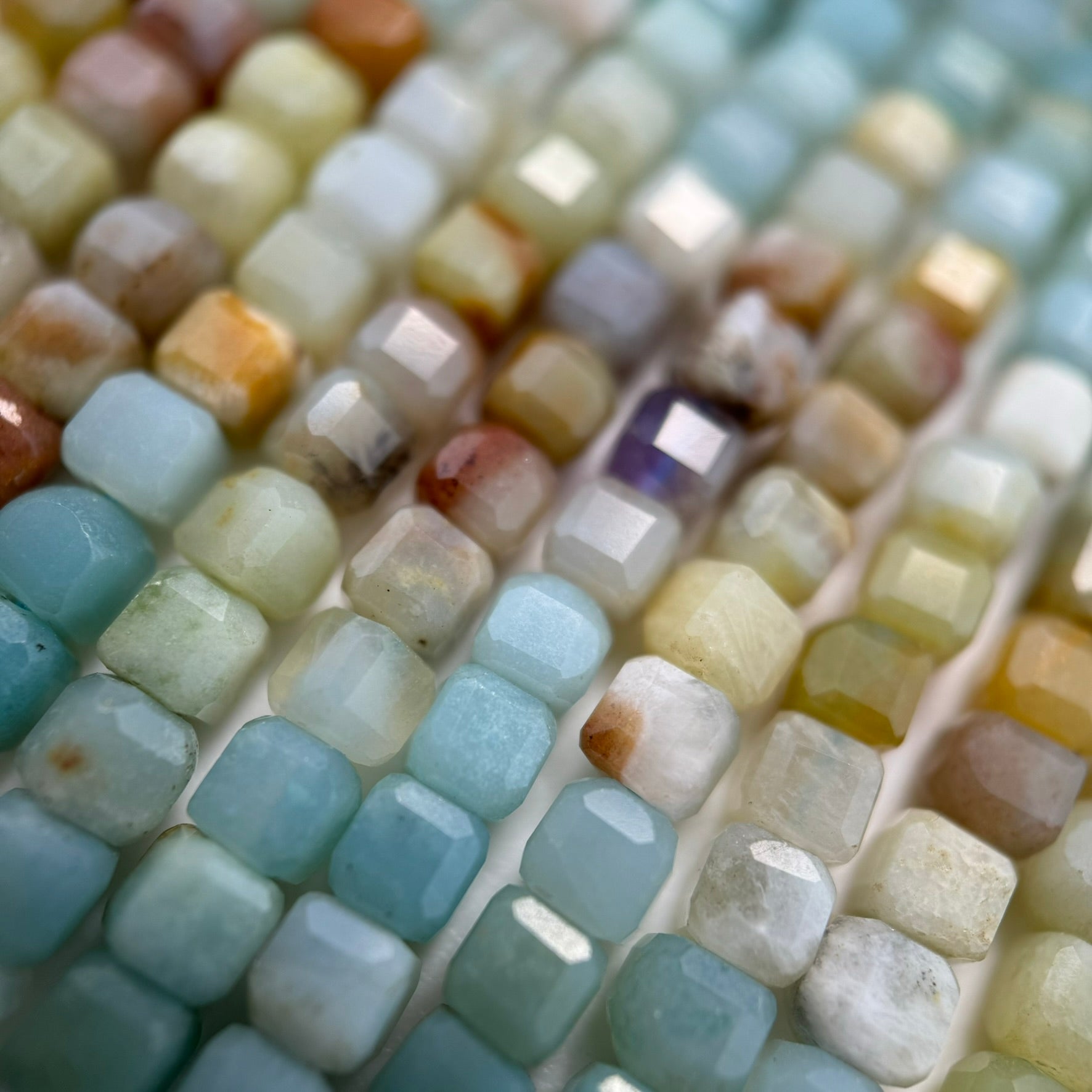 Ocean Jasper Square Beads image 2