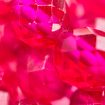 Synthetic Ruby Faceted Round Beads image 2