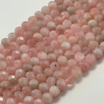 Rose Quartz Faceted Rondelle Beads image 3