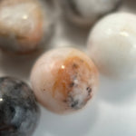 Pink Zebra Jasper Polished  Round Beads image 2