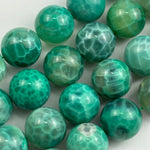 Dyed Green Agate Polished Round Beads  (20mm) image 2