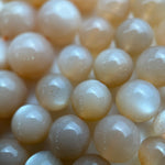 Sunstone & Moonstone Polished  Round Beads image 6