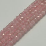 Rose Quartz Square Beads image 1
