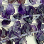Amethyst Faceted Pear Shape Beads image 3