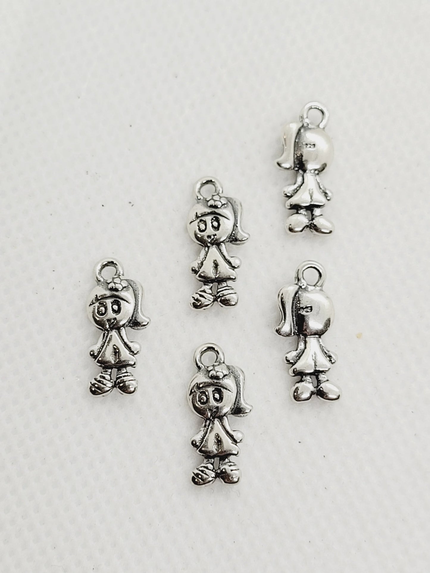 Girl & Boy Charms | 925 Sterling Silver image 5