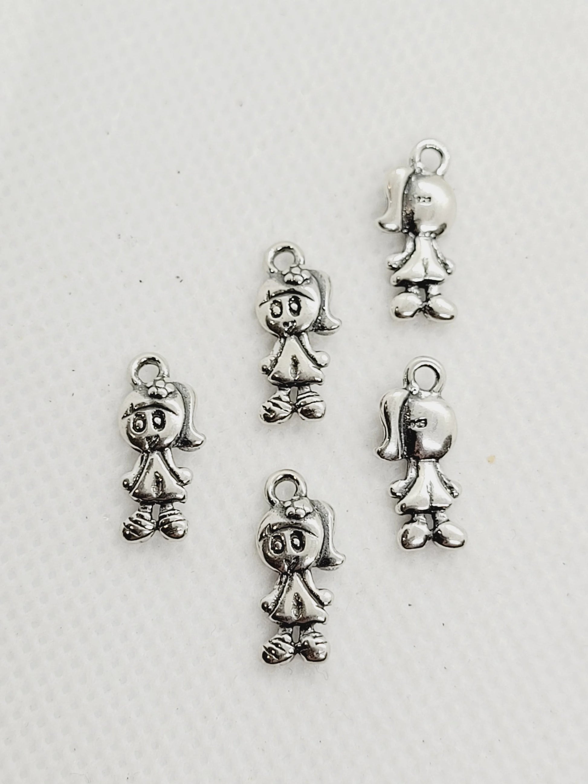 Girl & Boy Charms | 925 Sterling Silver image 5