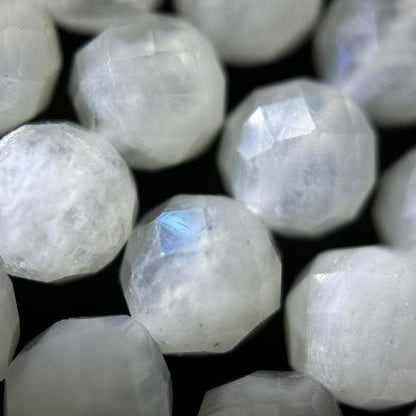 Rainbow Moonstone 6mm Facted Round Beads image 2