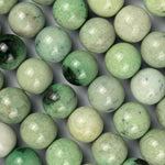 Hydrogrossular Garnet Polished Round Beads image 1