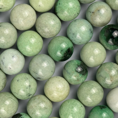 Hydrogrossular Garnet Polished Round Beads image 1